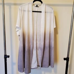 Lane Bryant Short Sleeve Ombre Cardigan 22/24